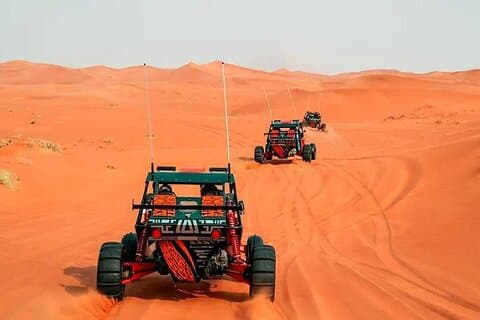 Morgon ökensafari med Red Dune Buggy och Camel Ride Dubai