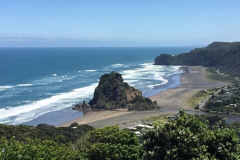 Visite privée de la plage de Piha Beach sur la côte ouest