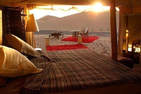 Glamping no deserto do Saara Marrocos