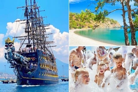 Antalya / Belek / Kemer : GONSTER Pirate Party Boat Lunch & Drink