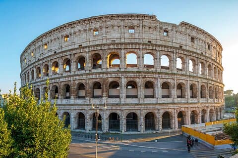 Colosseum met Arena Floor en het oude Rome met Audio App