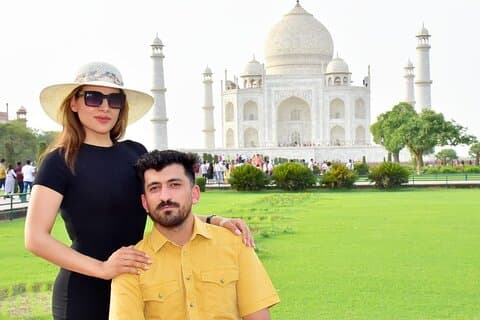 Fra Delhi: Taj Mahal samme dag, Agra-tur med bil med alternativ