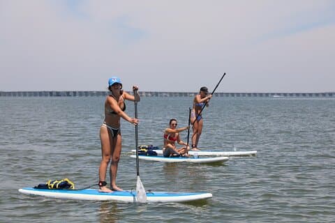 Aluguel de stand up paddle em Ocean City, MD
