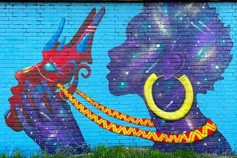 Tour a pie de arte callejero con un guía Holandés local privado