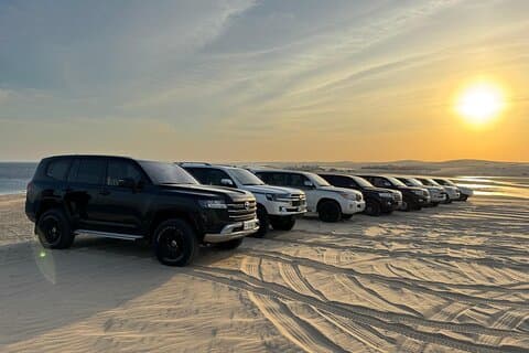 Tour privato della spiaggia costiera con attività nel deserto