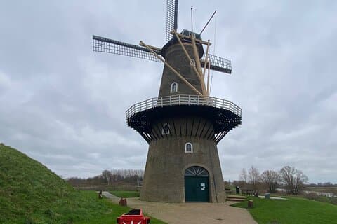 Fly staden Gorinchem stadspromenad med pussel
