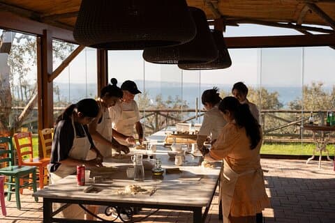 Pasta & Traditional Sorrento Cuisine with Pickup - 100% Hands On
