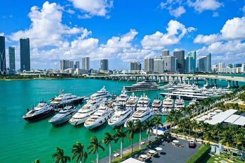 Downtown Miami tur med Millionaire's Row cruise billetter