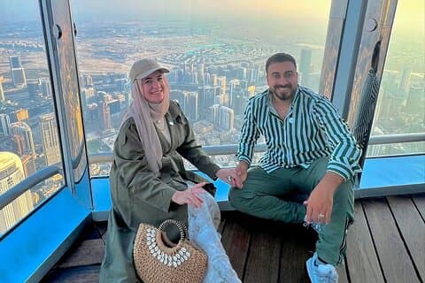 Burj Khalifa: Eintrittskarte für die Aussichtsplattform