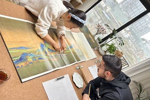Chengdu Exclusivo Pintura Chinesa Masterclass PrivadoExperiência