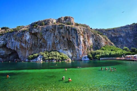 Excursão ao Lake Vouliagmeni Thermal Spa and Temple of Poseidon
