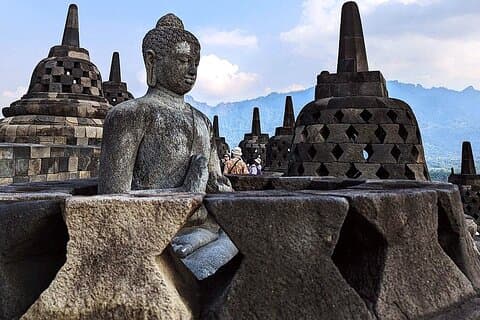Excursão privada ao Templo de Borobudur e Prambanan