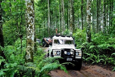 Bali Land Rover Safari y selva/volcán