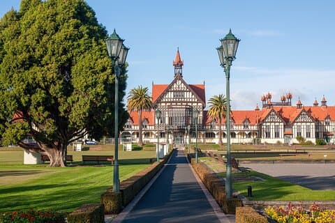 Rundvisning i Rotorua/Blue Spring