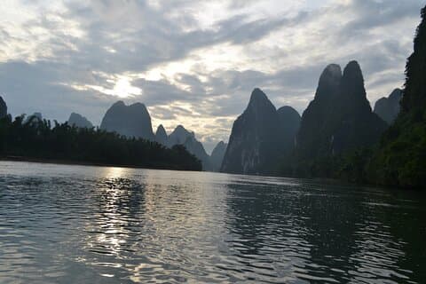 Scenery to Serene Waters Li River and Bamboo Raft Day Tour