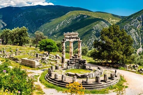 Dagtrip naar Delphi Verken het oude orakel en de heilige ruïnes van Griekenland
