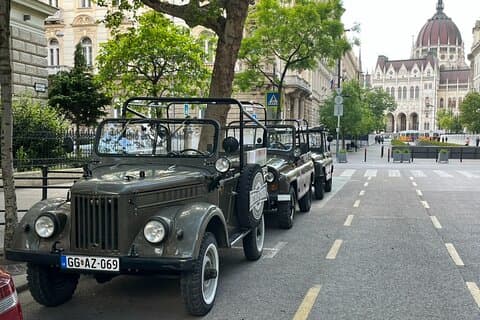 Boedapest Privé stadstour met een vintage Russische jeep