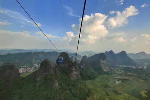 Excursión de un día a Guilin en barco y en cuerda