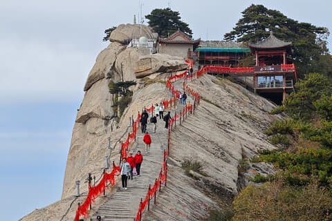 Huashan Experience Fang udsigten med dronefotos