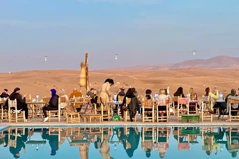 Marrakesch Agafay Wüste mit Kamel, Quad und Abendessen Show Optionen