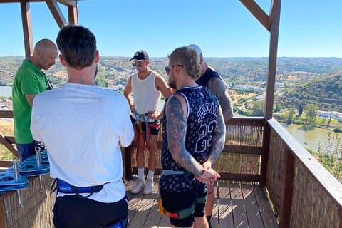 Zip Line - Back in Time Spain to Portugal Tour