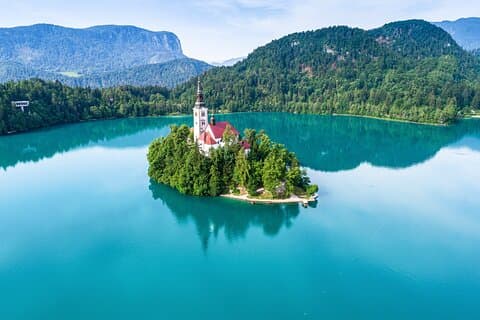 Fra Koper Lake Bled og Ljubljana dagstur