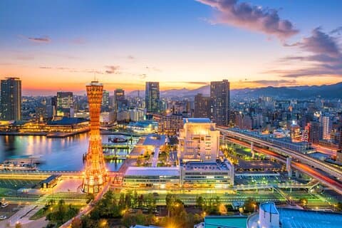 Kobe Night View Mt Rokko Kitano Ijinkan Arima Onsen dagtrip