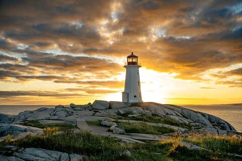 Peggy's Cove Sunset tur