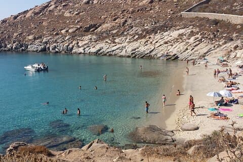 Privat halvdag Mykonos Island Shore utflyktstur med pick up
