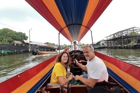 Halvdags privat tur i Bangkok kanaler : 2 - timers båttur