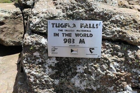 Private Khoisan kulturhistorie, Tugela Falls, Voortrekker tur