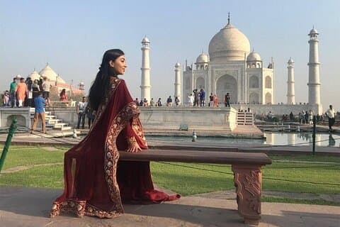 Dagstur fra Jaipur til Taj Mahal Agra med udsigt over solopgang eller solnedgang