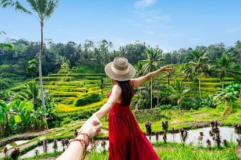 Tour de Ubud com balanço, cachoeiras, terraços de arroz e floresta de macacos