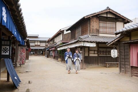 Bilhete de entrada para o Toei Kyoto Studio Park: Período Edo do Japão