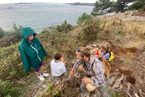 Naturvandring, rundtur på ön Bréhat