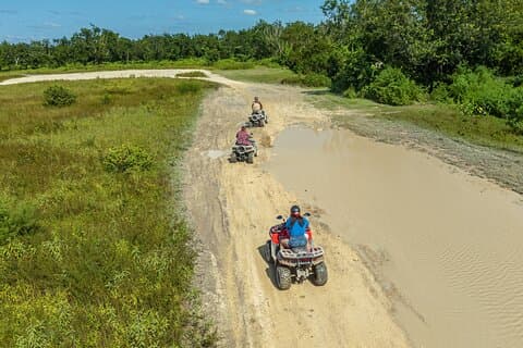 ATV Jungle ontdekken van de wilde Jade Cavern en Maya Village