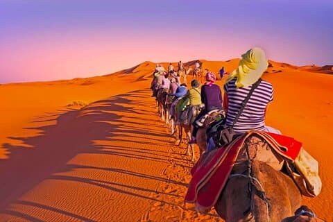2 días, 1 noche de viaje de lujo al desierto (Fes a Fez o Marrakech)