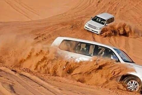Half Day Night and Morning Desert Safari Camel and Sand Boarding