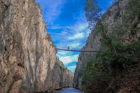 Chulilla Hangende Bruggen Wandeling & Turia Canyon Trip vanuit Valencia