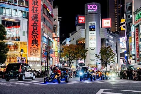 Tokyo Go-Kart Experience Shibuya and Tokyo Tower (IDP Required)