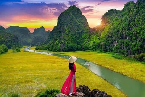 Excursion d'une journée à Ninh Binh au départ de HaNoi avec Tam Coc /Trang An