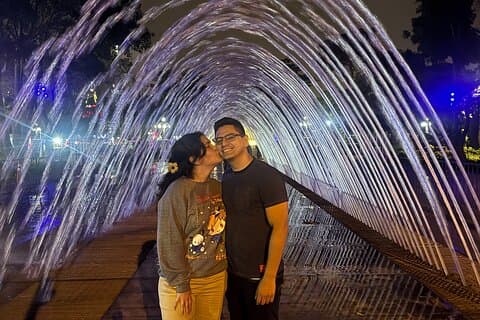 Passeio noturno pelo Parque Aquático Mágico e Barranco com traslado
