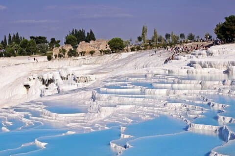 Antalya / Belek : Dagstur till Pamukkale w / Hierapolis & termalpooler