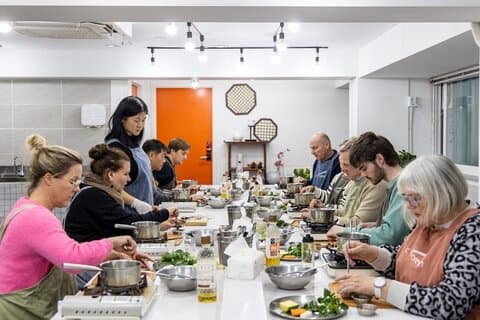 Kochen Sie 3 authentische koreanische Gerichte mit einer lokalen Markttour