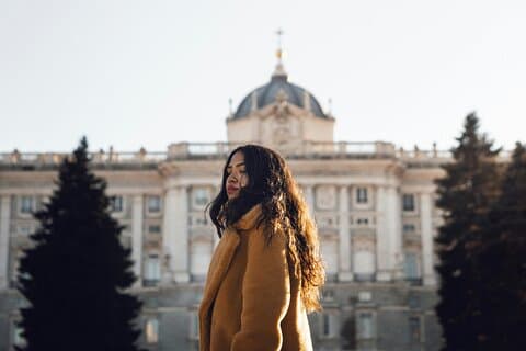 Professionele fotoshoot bij Palacio Real
