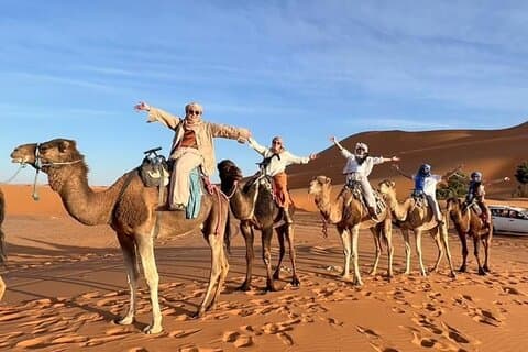 Excursão de 7 dias de Tanger a Marrakech, Fez e Merzouga Desert