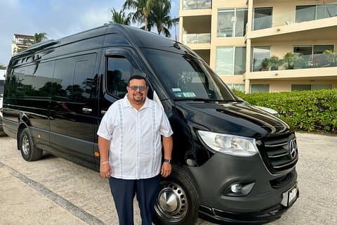 Traslado de lujo al aeropuerto: Cancún, Tulum, Playa del Carmen Ida