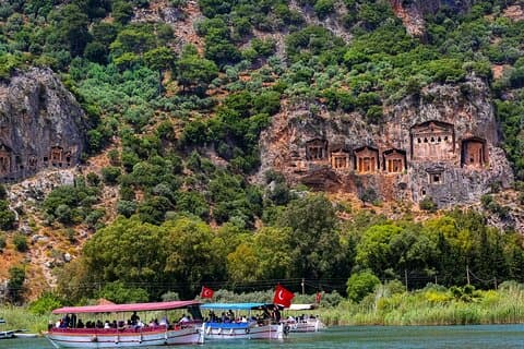 Dalyan River Cruise, Turtle Beach & Mud Baths från Marmaris