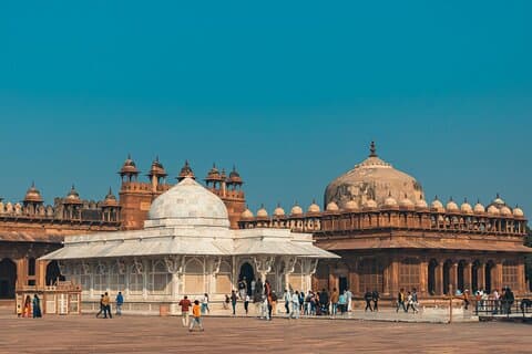 Från Delhi: Tajmahal Fatehpur Sikri Privat rundtur Jaipur Drop
