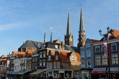 Oplev Delft: Historiske gader, Markedspladsen og det hollandske arv